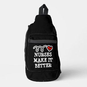 Sac À Bandoulière Les infirmières font mieux pour les soins infirmie
