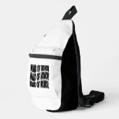 Sac À Bandoulière Maid of Honor Compact noir blanc (Coin droit)