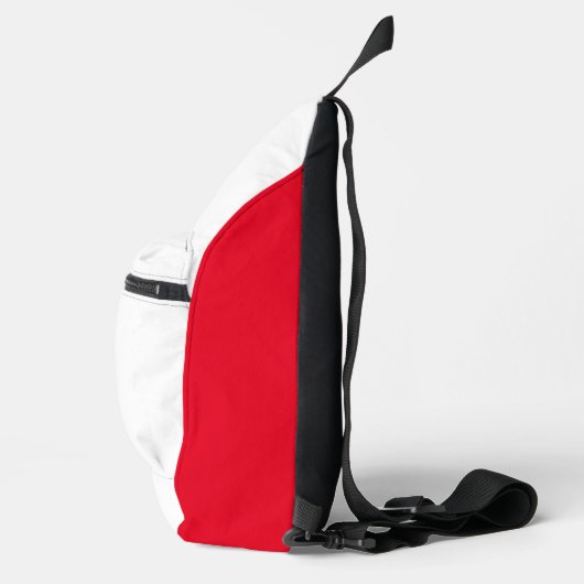 Sac À Bandoulière Maid of Honor Compact Rouge Blanc (Droite)