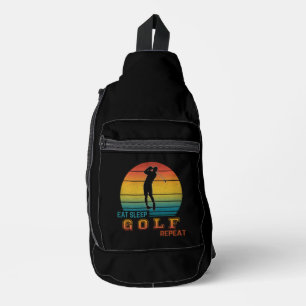 Sac À Bandoulière Manger Dormir Golf Répéter