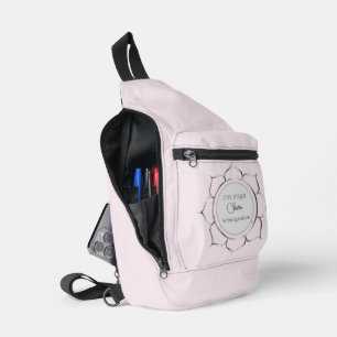 Sac À Bandoulière Marque de Mandala de Lotus Minimaliste