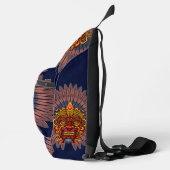 Sac À Bandoulière Masque rituel du roi guerrier tribal (Droite)