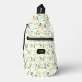 Sac À Bandoulière Merles bleus (Recto)