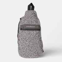 Modèle floral de nom personnalisé
