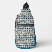 Sac À Bandoulière Modern abstract digital pattern design 1242 (Recto)