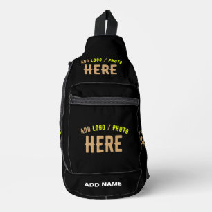 SAC À BANDOULIÈRE MODERNE ET MODERNE PERSONNALISABLE NOIR VÉRIFIÉ
