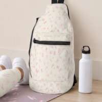 Moderne motif de lettre rose aquarelle ivoire nomm
