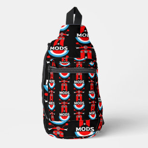 Sac À Bandoulière Mods Et Rockers Anglais D'Inspiration vintage
