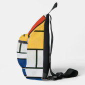 Sac À Bandoulière Mondrial Composition Rouge Jaune Bleu Noir (Droite)
