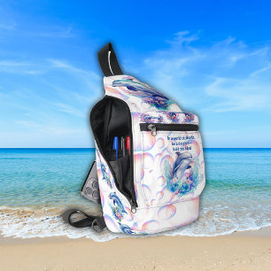 Sac À Bandoulière Monogramme dans un monde de requins, être un dauph