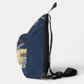 Sac À Bandoulière Monogramme Elégant tournesol rustique Enseignant e (Droite)