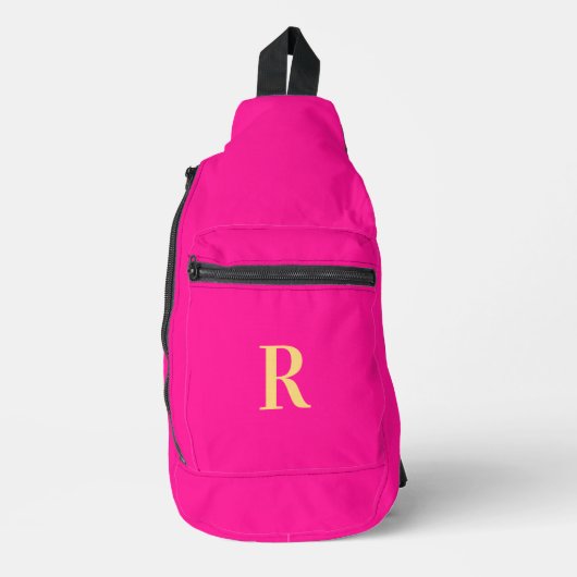 Sac À Bandoulière Monogramme moderne Hot rose (Recto)