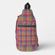 Motif Abstrait Coloré à Damier