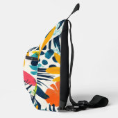 Sac À Bandoulière Motif Abstrait tropical (Droite)