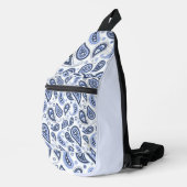 Sac À Bandoulière Motif Blue Paisley (Coin droit)