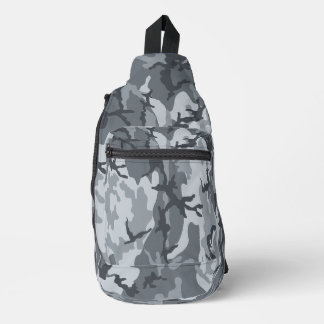 Sac À Bandoulière Motif de camouflage gris pour avions militaires