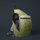 Sac À Bandoulière Motif de maillage géométrique dégradé vert de l'Ar<br><div class="desc">Sac imprimé à maille géométrique dégradé vert de l'Armée motif. Sacoche d'accessoires de mode cool pour tous. Maille géométrique triangulaire avec motif dégradé vert foncé clair à foncé de l'armée de terre.</div>