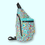 Sac À Bandoulière Motif de point Super rétroactif<br><div class="desc">Cet élégant sac à élingue est doté d'un motif à points rétro funky tout-en-un dans les couleurs super et de votre nom sur le dessus de la poche avant. Trois compartiments zippés peuvent facilement stocker vos clés, portefeuille, téléphone, appareil photo et bien plus encore. Portez-le comme carrosserie ou sur une...</div>