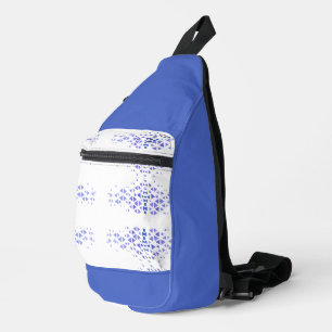 Sac À Bandoulière Motif de triangle coloré unique & citations