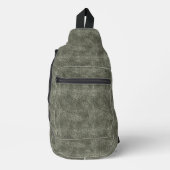 Sac À Bandoulière Motif gris Olive Denim (Recto)