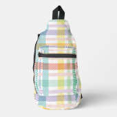 Sac À Bandoulière Motif Plaid clair couleur (Recto)
