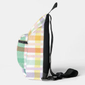 Sac À Bandoulière Motif Plaid clair couleur (Droite)