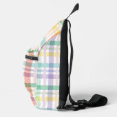 Sac À Bandoulière Motif Plaid clair couleur (Droite)