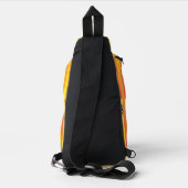 Sac À Bandoulière Motif rayé jaune orange (Verso)