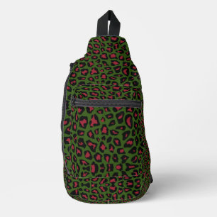 Sac À Bandoulière Motif sans voile Leopard
