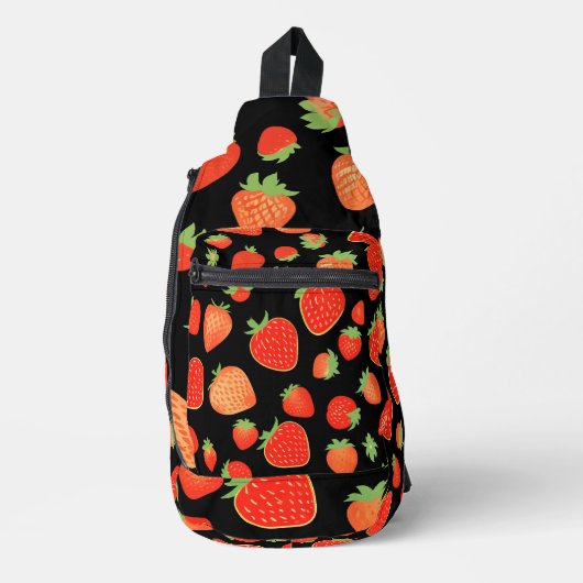 Sac À Bandoulière Motifs de fraises (Recto)
