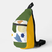 Sac À Bandoulière Mustard géométrique (Coin droit)