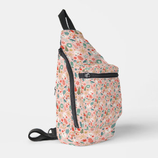 Sac À Bandoulière Noël Retro Pastel