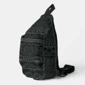 Sac À Bandoulière Noir avec points blancs (Coin droit)