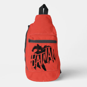 Sac À Bandoulière Nom de la brosse à encre Batman