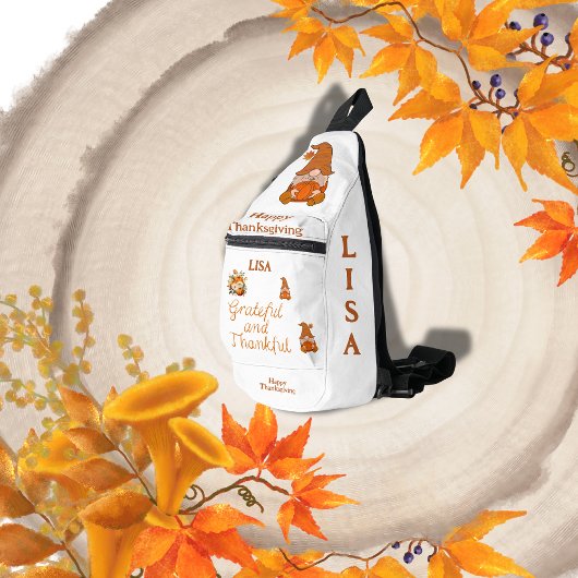 Sac À Bandoulière Nom gracieux et de gratitude Monogramme |