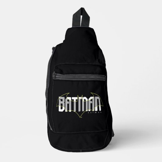 Sac À Bandoulière Nom Hi-Tech Graphique de Batman (Recto)