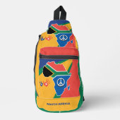 Sac À Bandoulière Nom personnalisé Afrique du Sud (Recto)