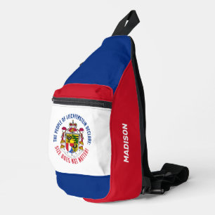 Sac À Bandoulière Nom personnalisé Funny Liechtenstein
