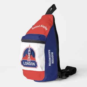 Sac À Bandoulière Nom personnalisé Londres