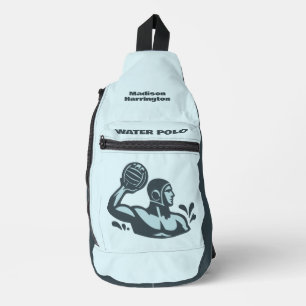 Sac À Bandoulière Nom personnalisé Water Polo