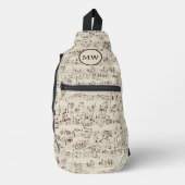 Sac À Bandoulière Notes musicales (Recto)