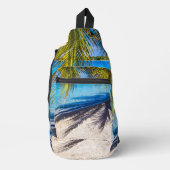 Sac À Bandoulière Ombres sur la plage (Recto)