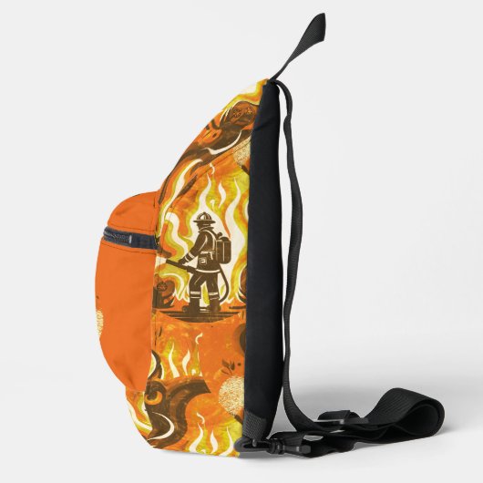 Sac À Bandoulière Orange feu de forêt (Droite)