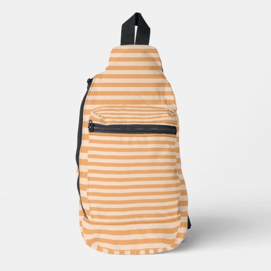 Sac À Bandoulière Orange Stripes Seamless Pattern (Recto)