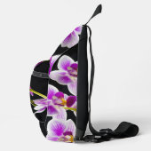 Sac À Bandoulière Orchidée blanche et violette (Droite)