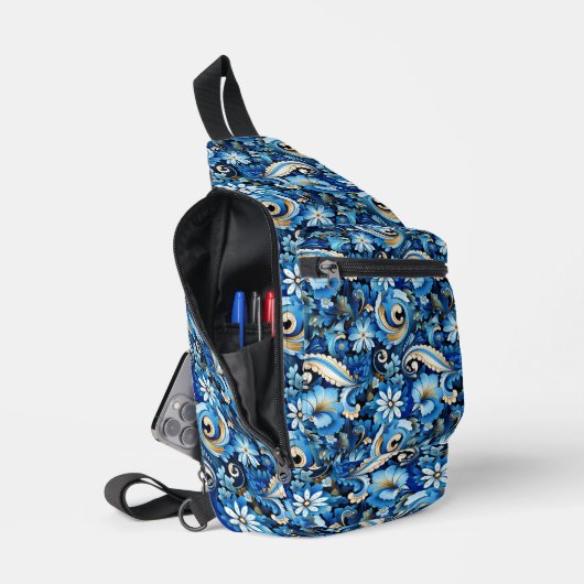 Sac À Bandoulière Paisley (Ouvrir)