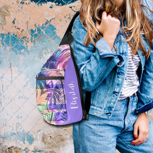 Sac À Bandoulière Palmes tropicales