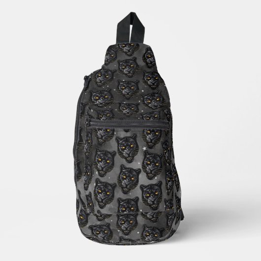 Sac À Bandoulière Panthère noire (Recto)