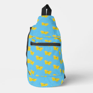 Sac À Bandoulière Papillon jaune Commun Enfants en Pierre