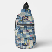 Sac À Bandoulière Patchwork Denim (Recto)